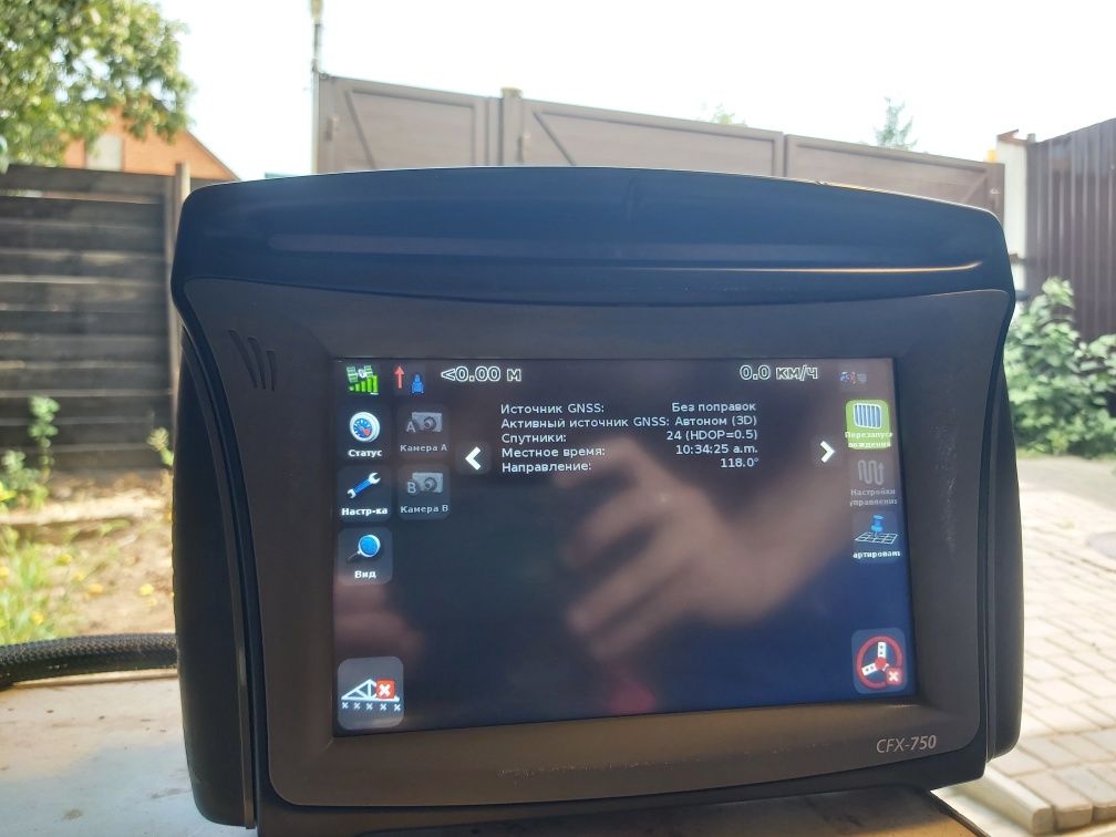 Trimble CFX750 DGPS/OmniStar/RTX/RTK монітор автопілота+антенаAG15/25