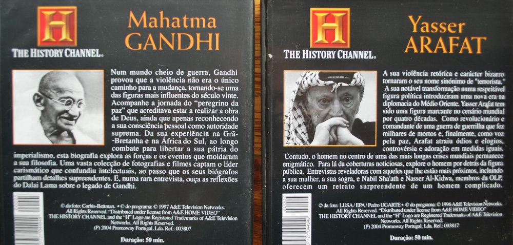 The History Channel - Mahatma Gandhi e Yasser Arafat