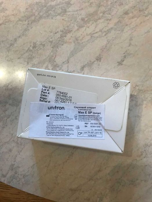 Слуховой апарат Unitron max e sp