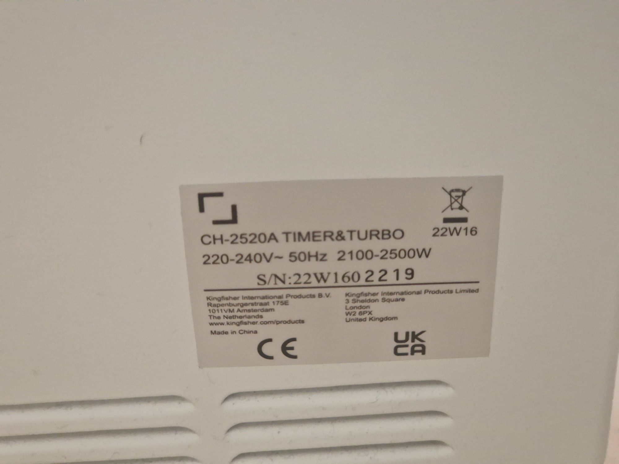 Aquecedor resistência de baixo consumo