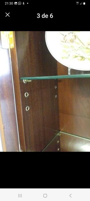 Par de vitrines de suspensão