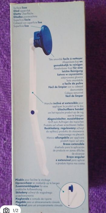 Aplikator na plecy, stan- nowy