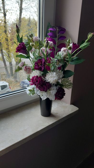 Kwiaty wiazanka sztuczne