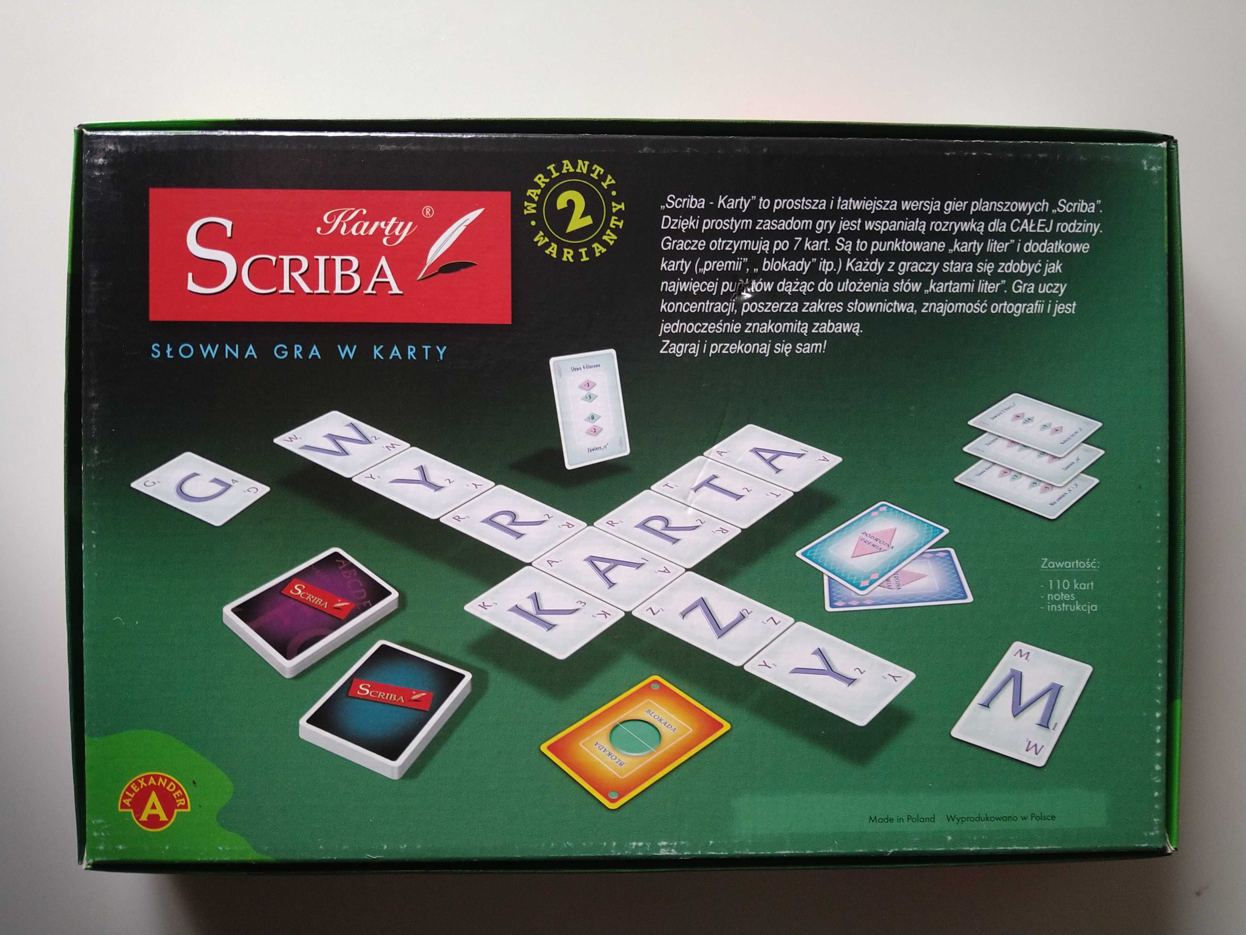 Scriba – gra słowna dla całej rodziny. Jak NOWA
