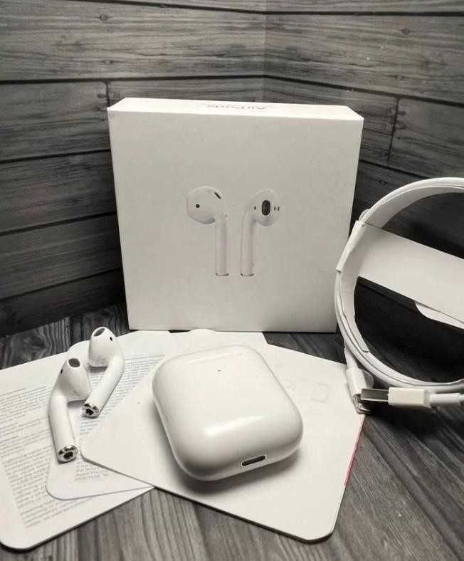 Бездротові AirPods 2 Навушники Lux якості 1в1 +чохол