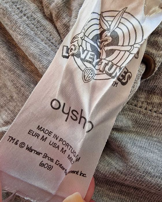 Calças cinzentas da Oysho