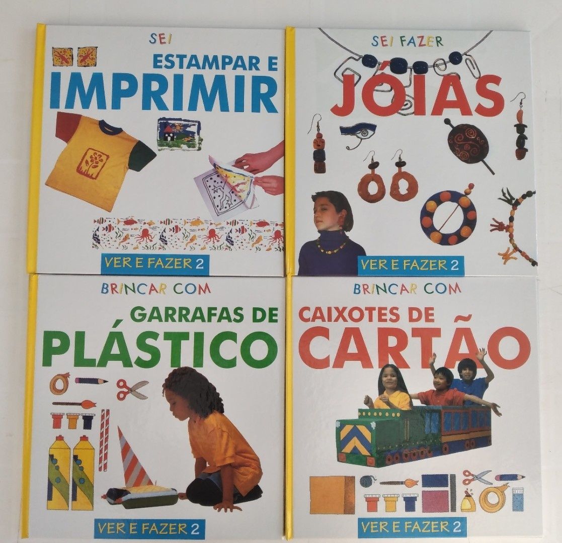 Ver e fazer - I e II séries - cada série tem 8 livros novos na caixa