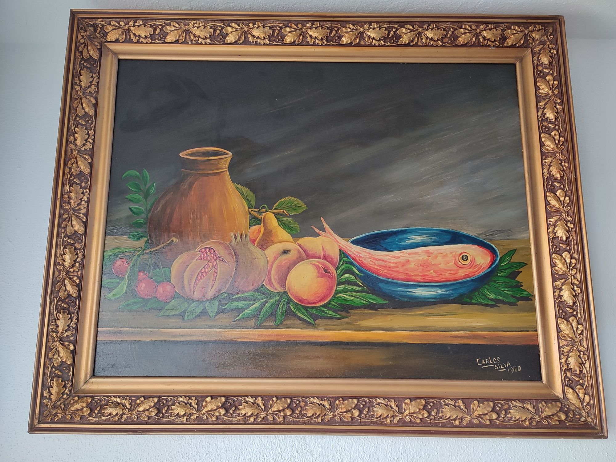 Quadro pintado à mão