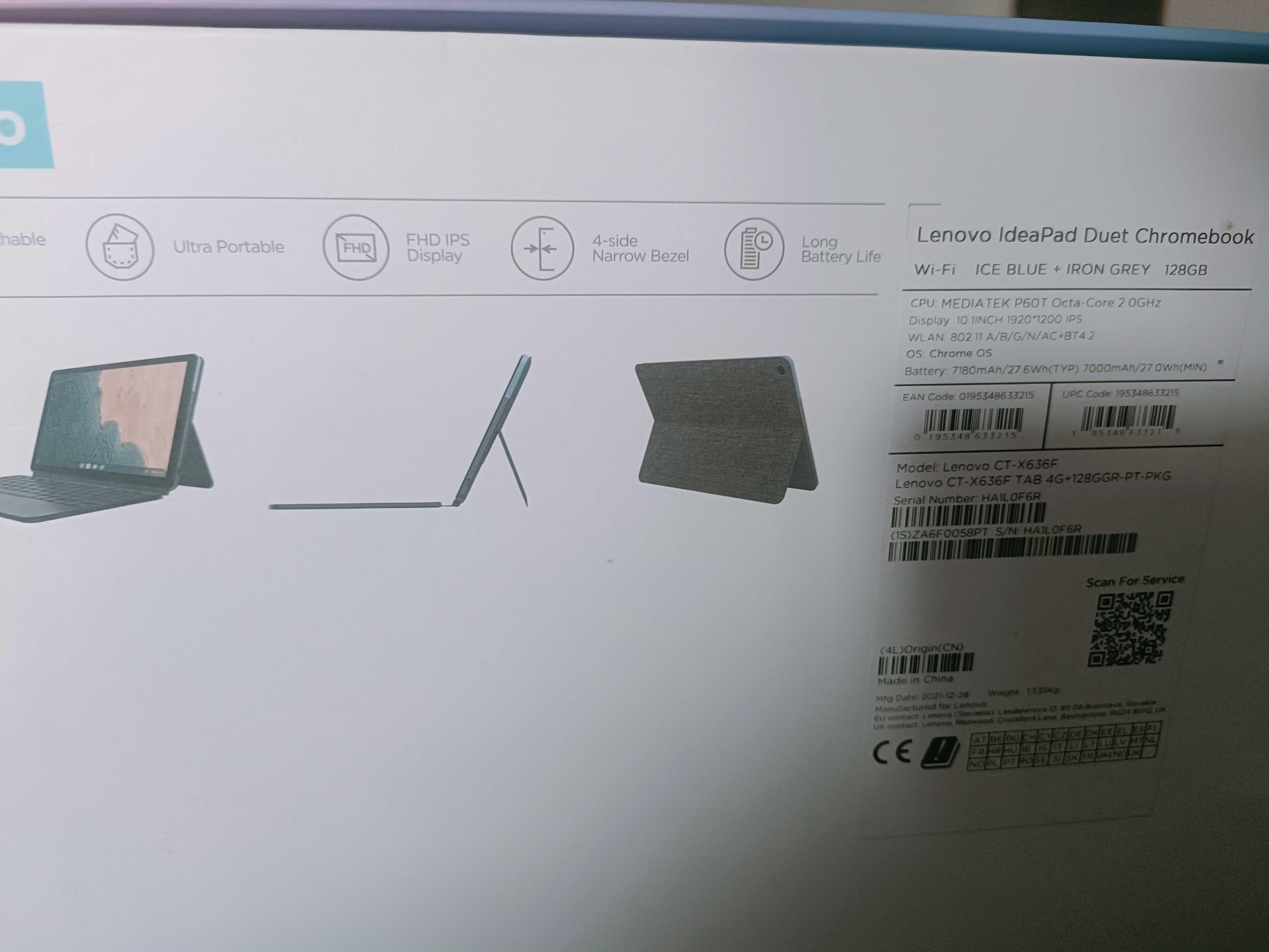 Tablet Lenovo Ideapad como novo no