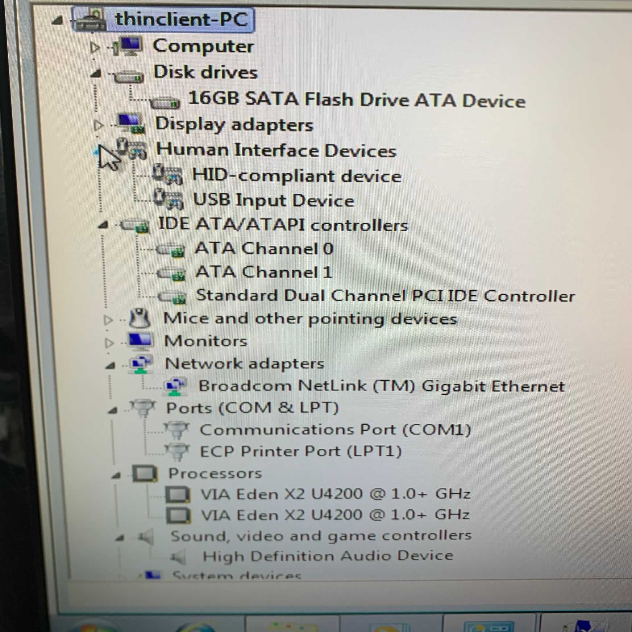 Клієнт HP t510 Thin Client Model: HSTNC-012-TC БУ