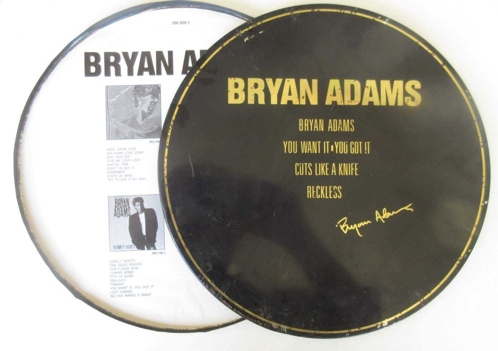 BRYAN ADAMS - Caixa Em Lata Com 4 LP's