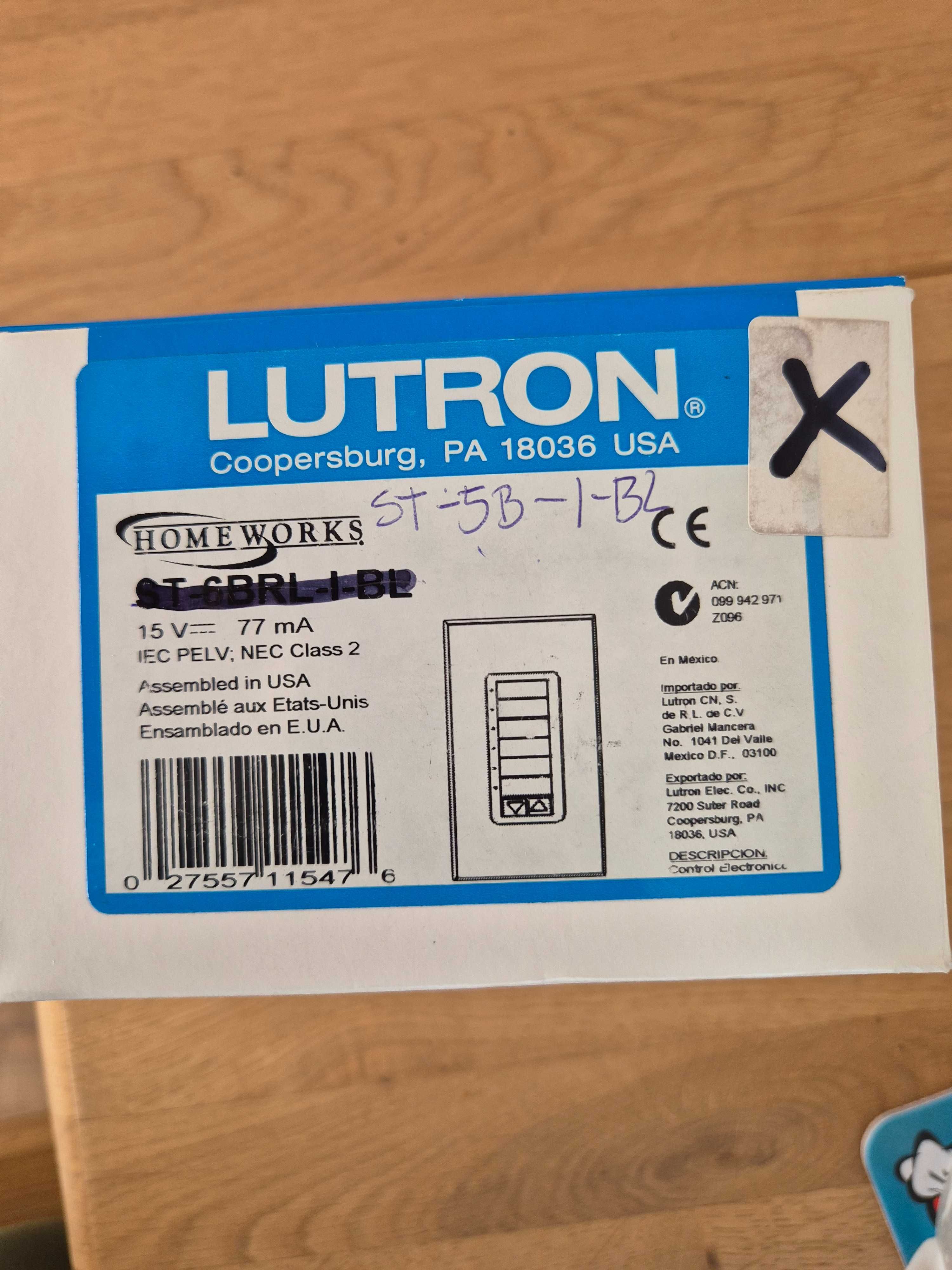 Lutron włączniki oświetlenia