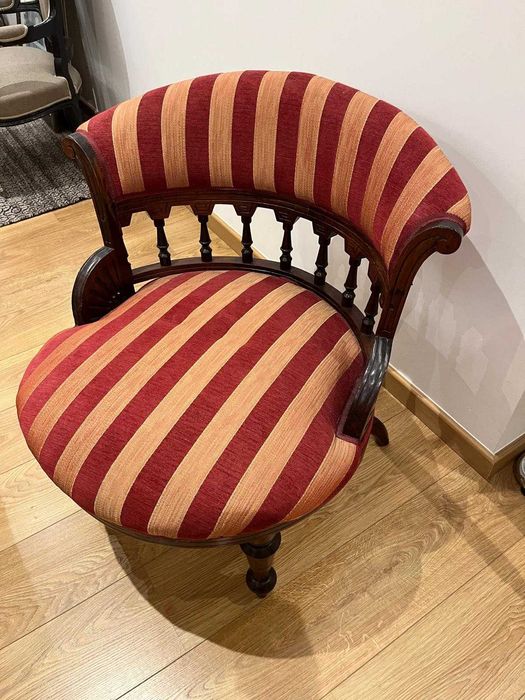Cadeira de capitão Estilo vitoriano escocês do séc. XIX) - Peça rara