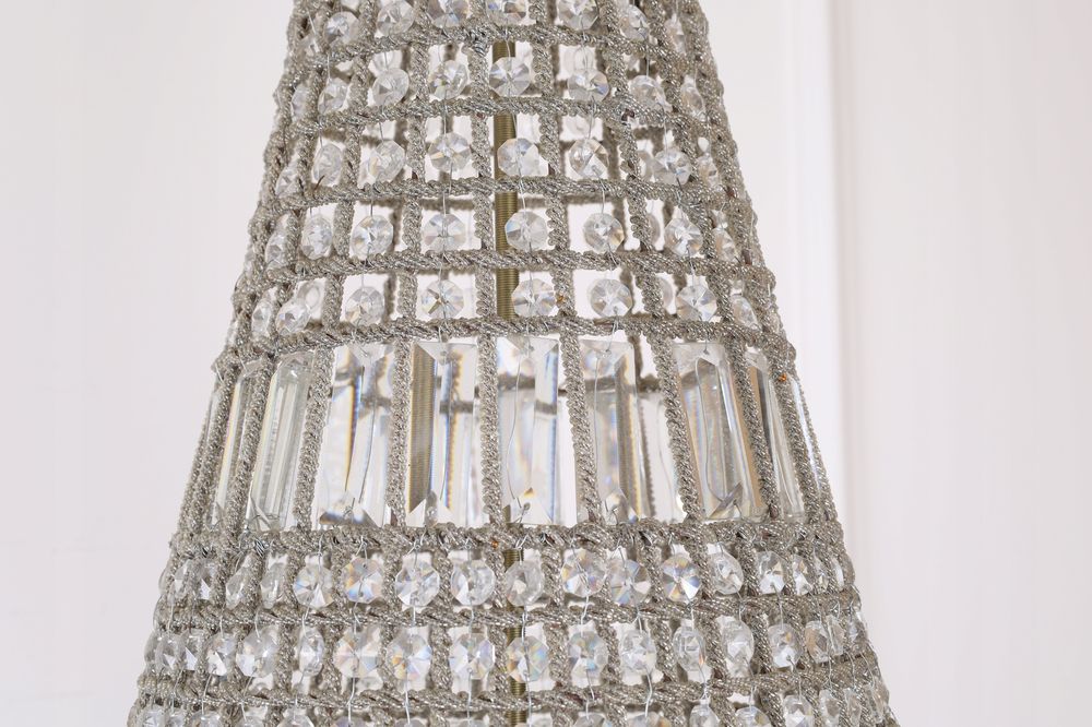 LAMPA ŻYRANDOL KRYSZTAŁ- gruszka 110 cm Fi 60 cm