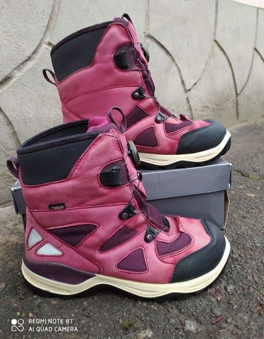 Ecco BOA 38 чоботи на дівчинку термоботинки зимові сапоги ботинки ессо