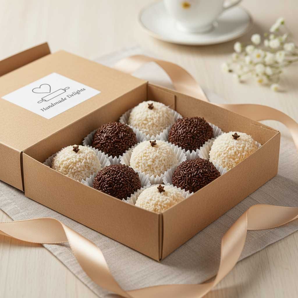 Brigadeiros e Beijinhos Caseiros - Doces Frescos!