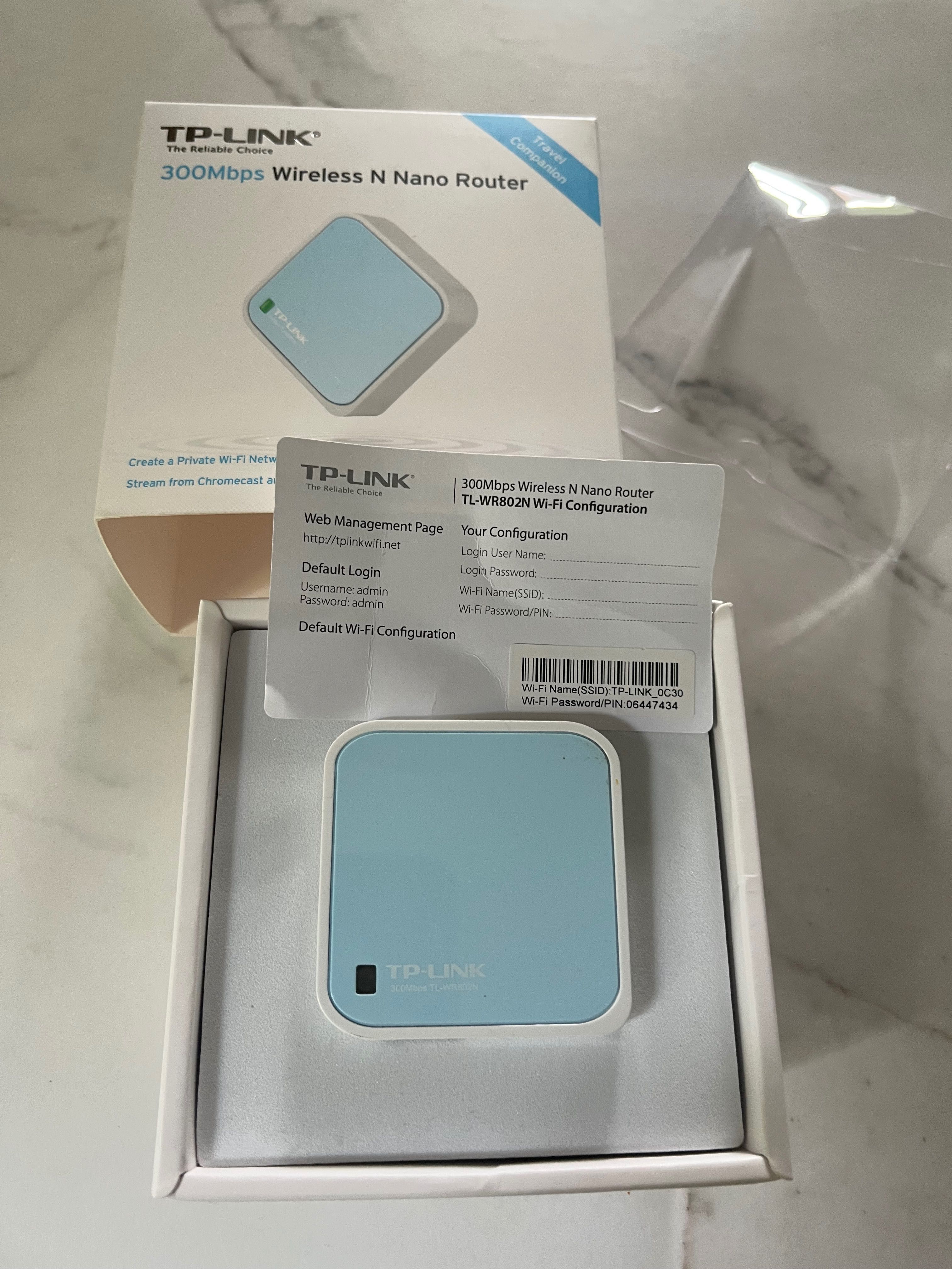 Router TP-LINK TL-WR802N 2.4 GHz