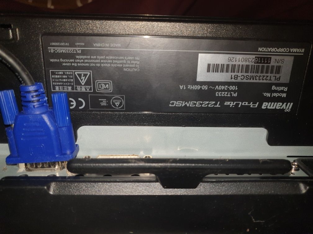 OKAZJA Cenowa! Monitor Dotykowy iiyama prolite T2233msc