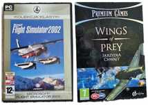 Gry PC DVD: "Flight Simulator 2002" i "Wings Of Prey-Skrzydła Chwały"