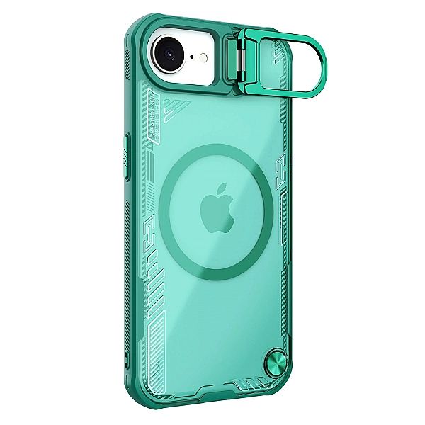 Etui Nillkin Iceblade Prop Magnetic z podstawką na iPhone 16e - zielon