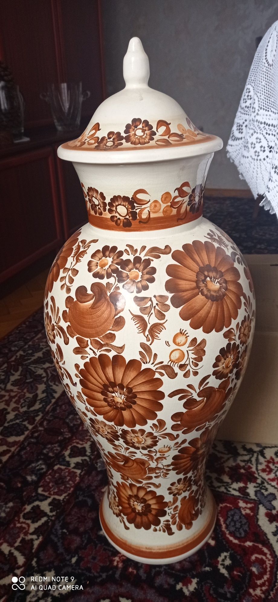 Waza ceramiczna z serii Włocławek duża ok 75 cm