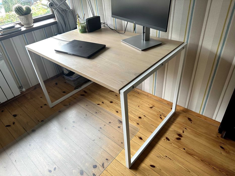 Стіл письмовий в стилі Loft - 120 x 80 x 77 - дерев'яна стільниця