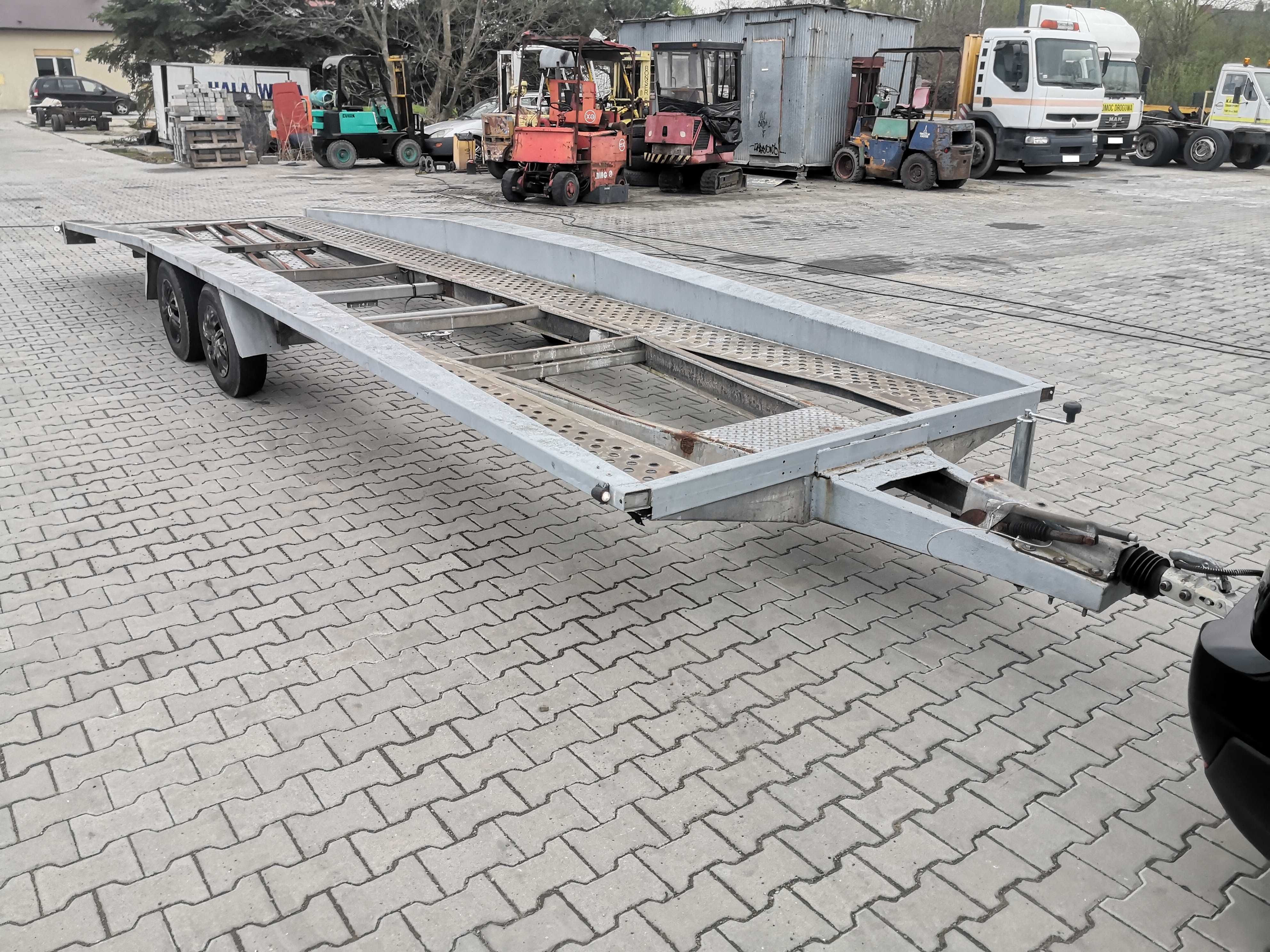 przyczepa laweta 8 metrów ŁADOWNOŚĆ 2540 KG