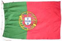 Portugalia - flaga, bandera masztowa jachtowa, morska (jakość PREMIUM)