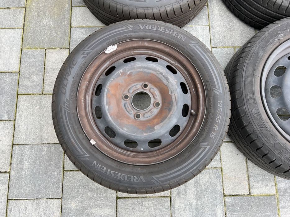 Koła Felgi Ford Fiesta MK7 4x108 195/55/R15 opony 7mm