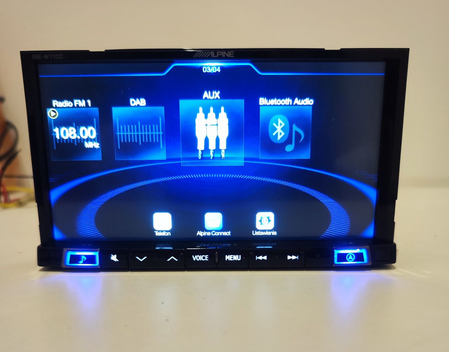 Alpine ine-w710d navi android carplay bluetooth full