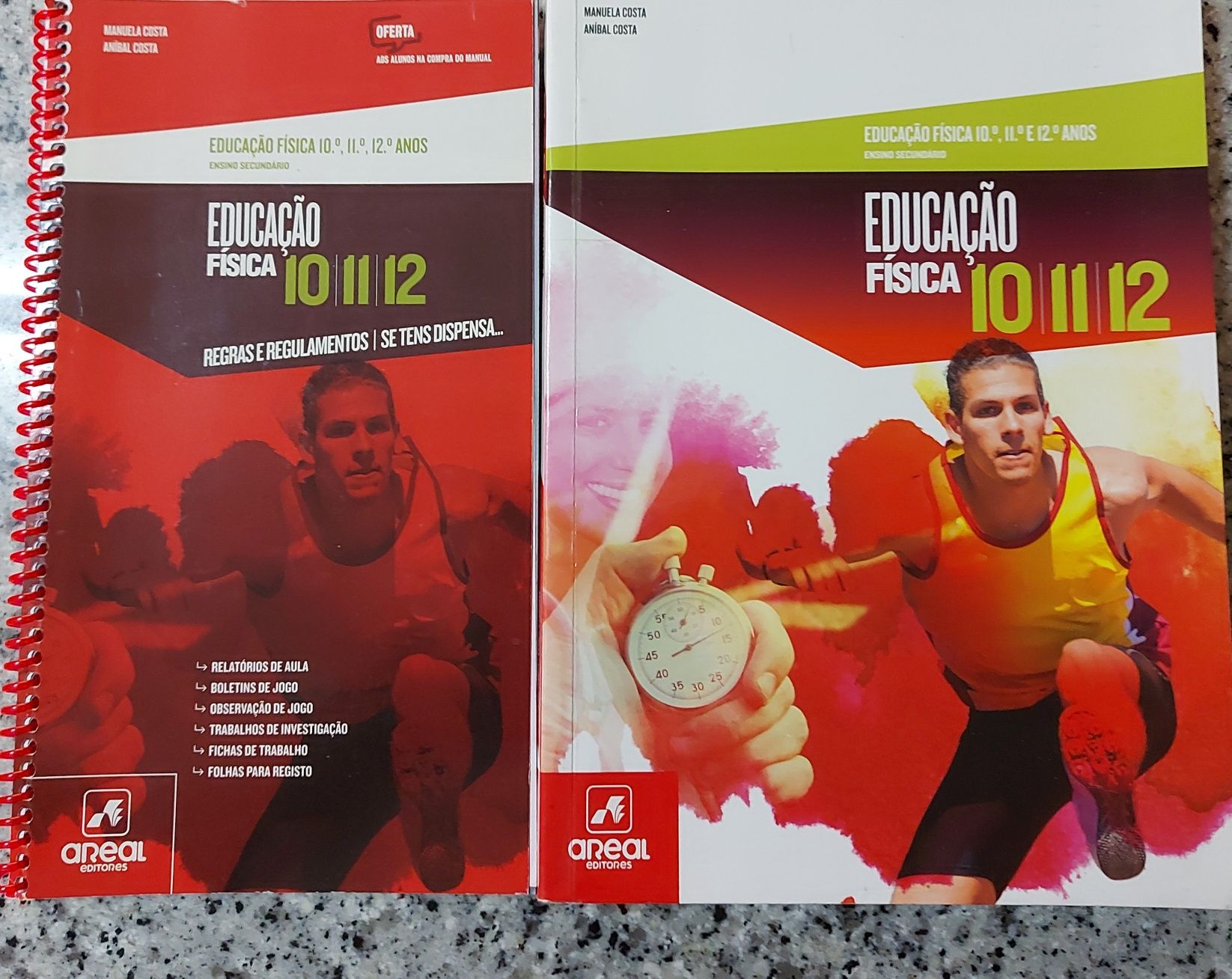 Livro e caderno de educação física 10/11/12