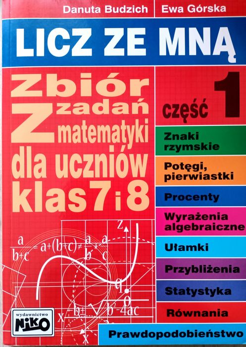 Podręcznik do matematyki Licz ze mną cz. 1