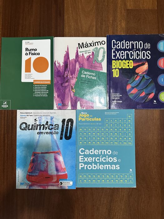 Cadernos Fichas 10° ano