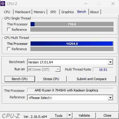 Материнская плата с процессором Ryzen 9 7945hx TOPC