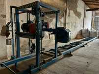 Trak do cięcia drewna, heblarka, 12 metrów, centrum obróbki 2x 7,5 KW