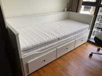 Ikea Hemnes łóżko rozkładane leżanka materace dowóz gratis