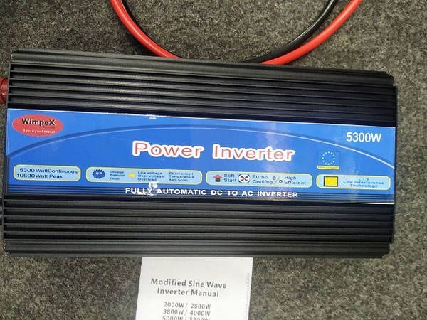 Преобразователь напряжения, инвертор WX 5300W 24V