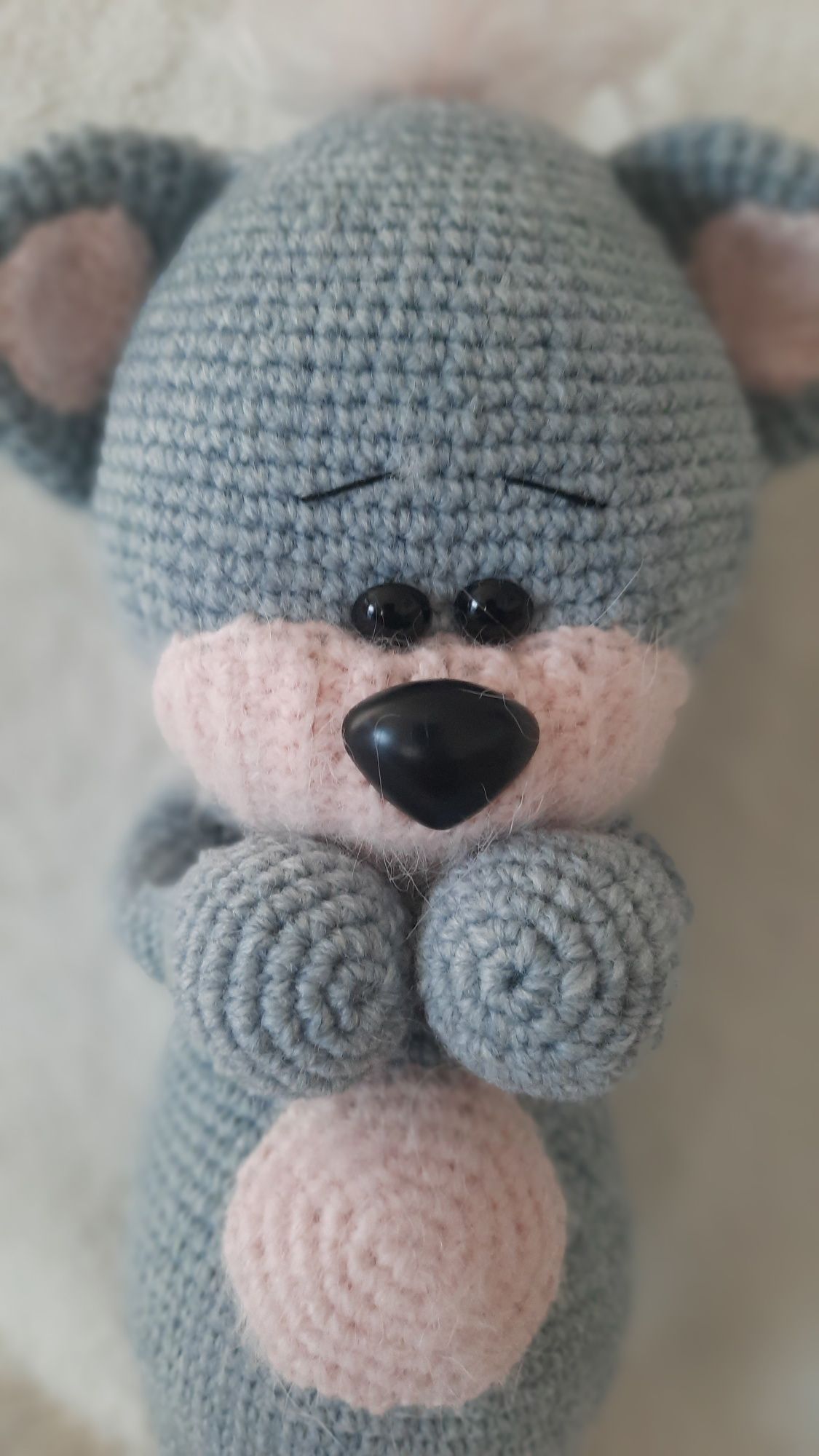 Miś robiony na szydełku amigurumi