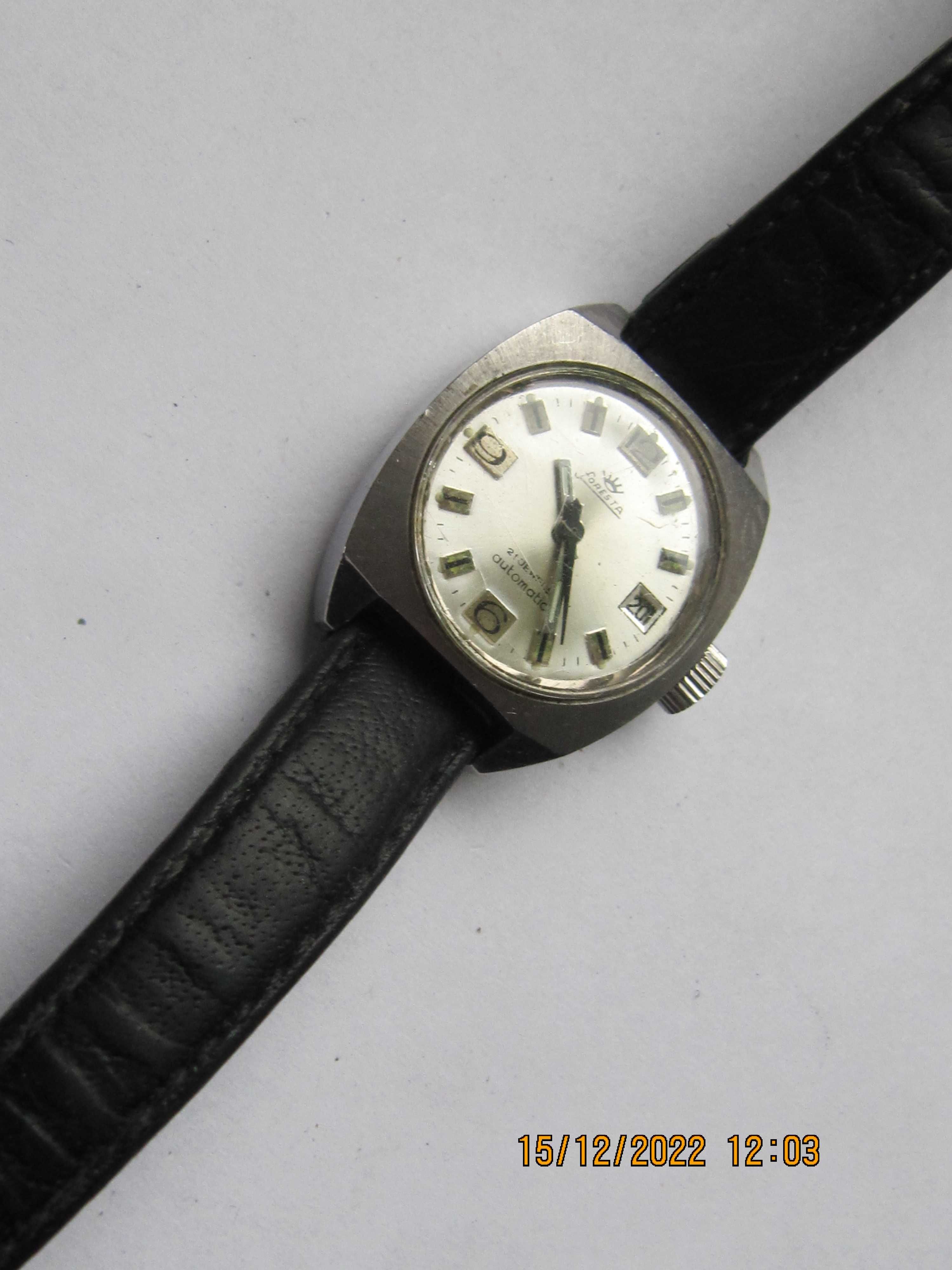 Foresta damski zegarek automatyczny 21 k swiss made