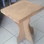 TABORET drewniany 33x33 wys 43 cm /Zachęcam do zakupu