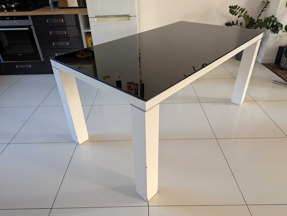 Stół Kuchenny MDF Hartowane Szkło + 6 Krzeseł GRATIS!