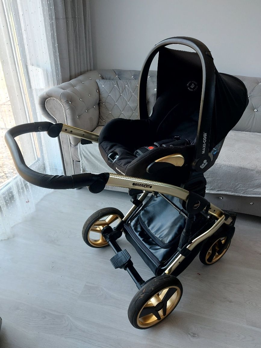 Junama diamond s line 3w1 4w1 czarny czarno zloty wysyłka