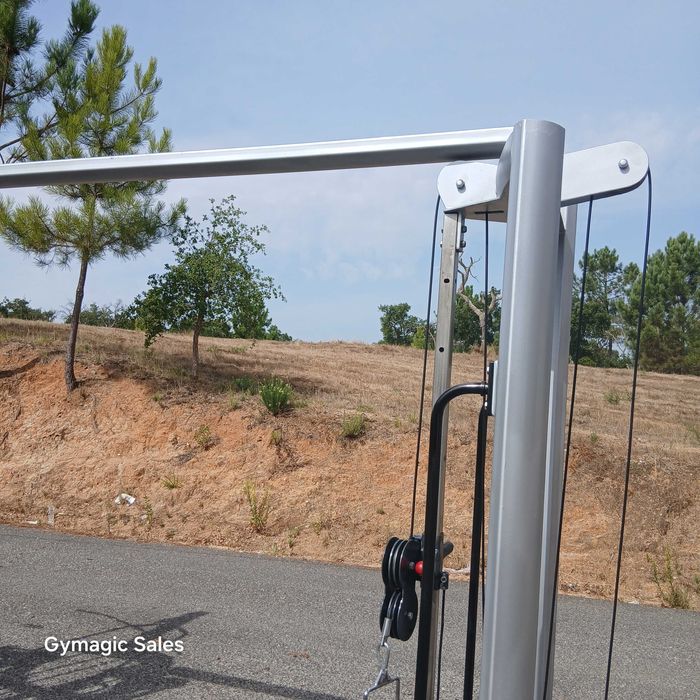 GYMAGIC- Multiestação ,5 postos  e barra de ligação Strong Master