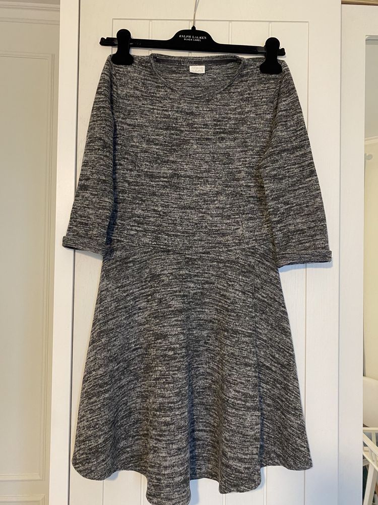 Трикотажна сіра меланжева сукня F&F 13 14 років XS ХС