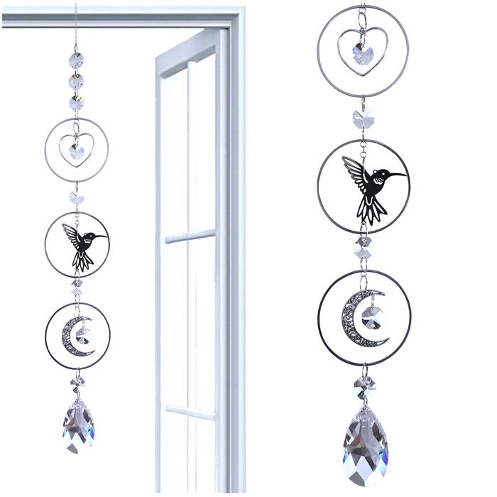 OZDOBA na Okno Zawieszka Dekoracja Kryształowa Glamour ZEN ROBI TĘCZE