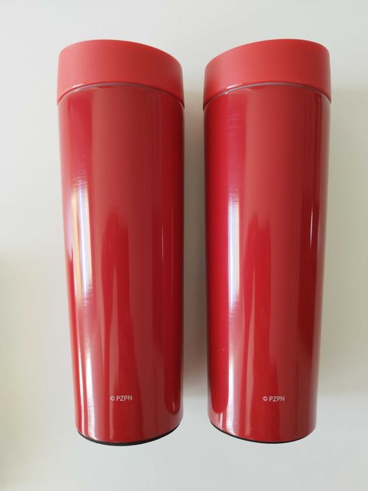 2 x Kubek termiczny - Łączy nas piłka 400 ml PZPN - nowy + gratis
