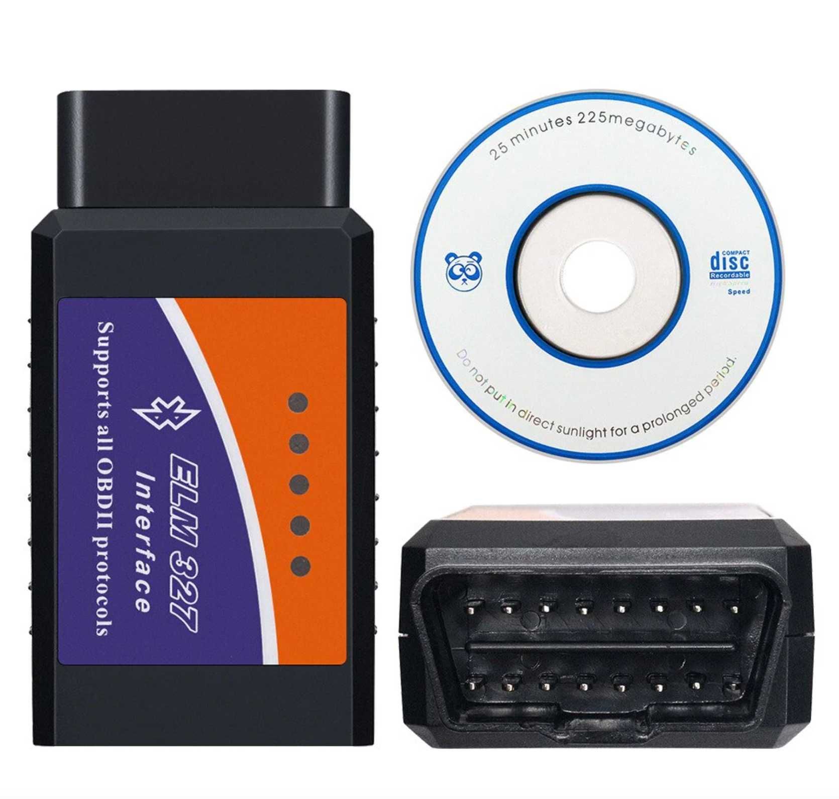 ELM327 OBD Bluetooth V2.1 (NOVO/LACRADO)