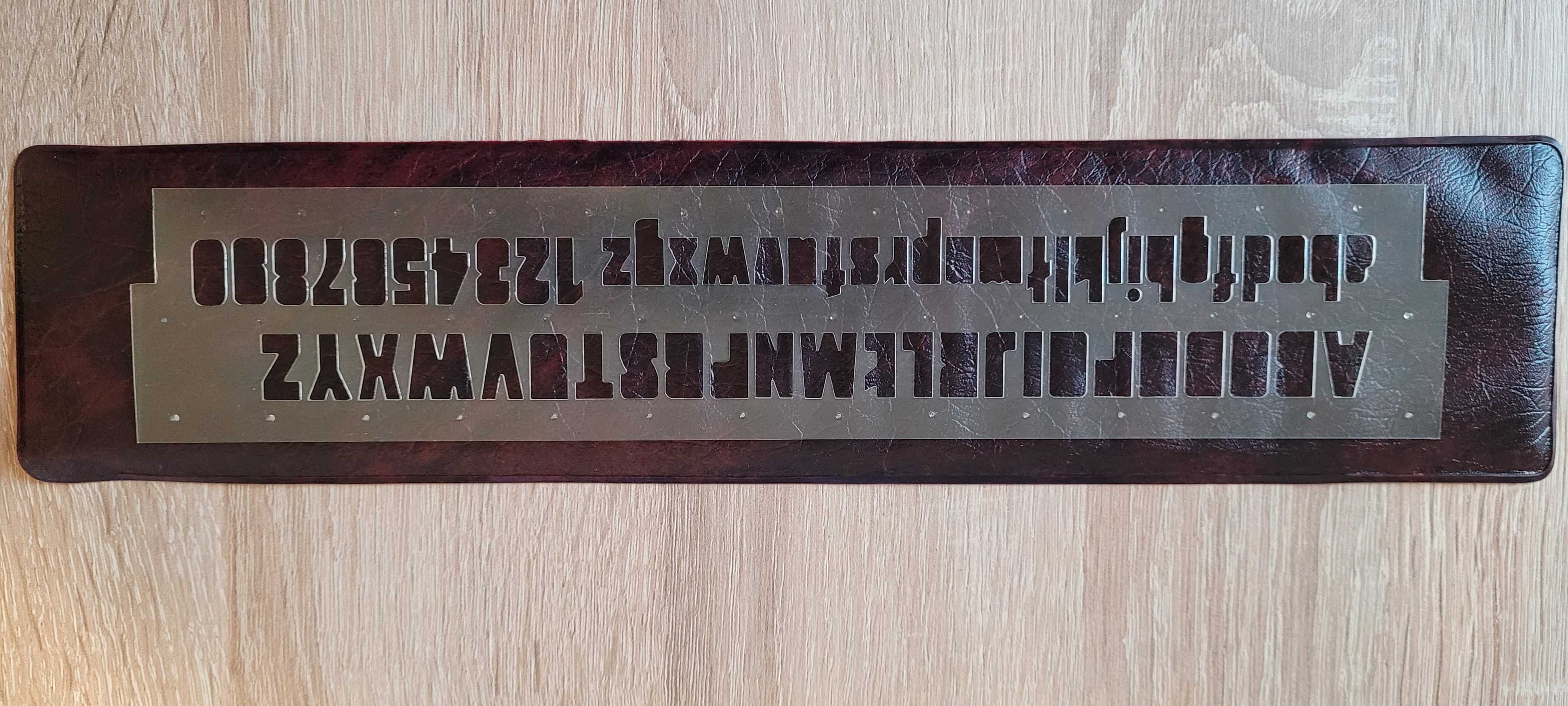 Szablon/wzornik do pisma technicznego
