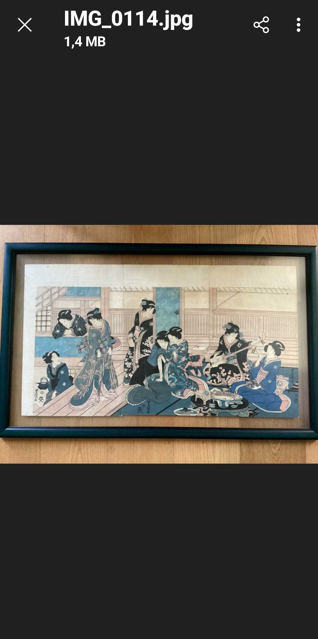 Japao Grandes  xilogravuras japonesas 3 autenticas