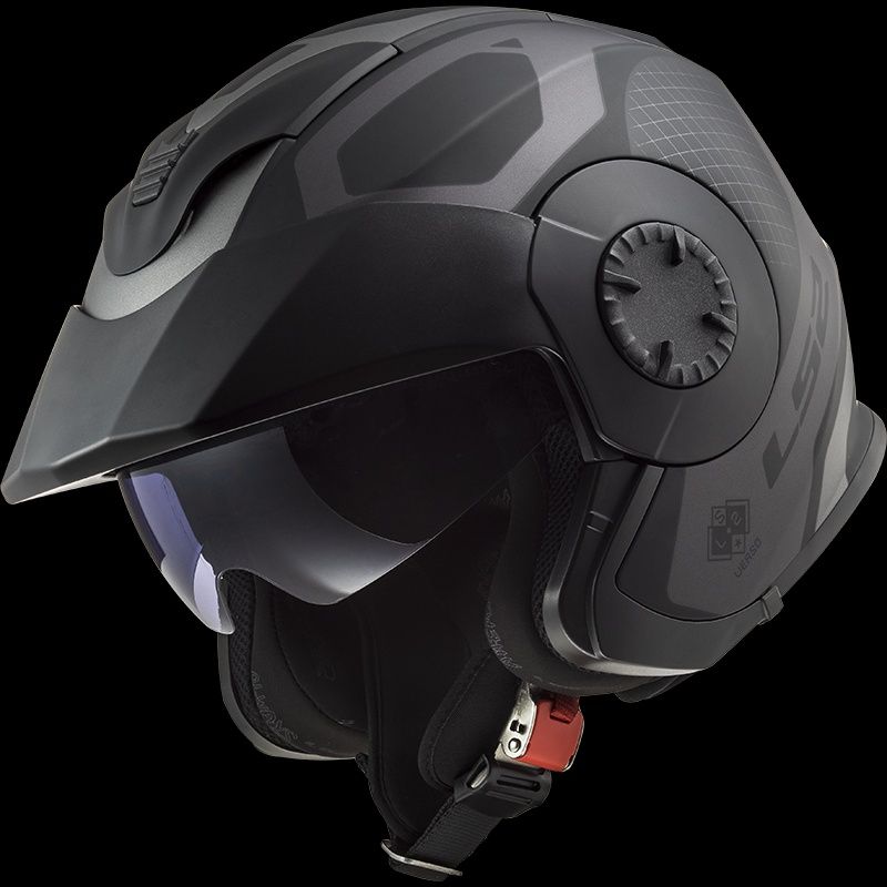 Capacete ls2 of570 verso jet aberto